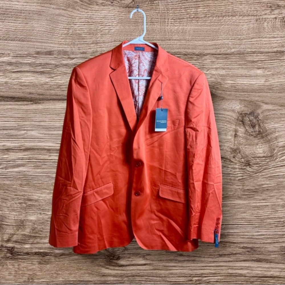 NWT Madison blazer. Motion stretch. Modern fit.  40S orange